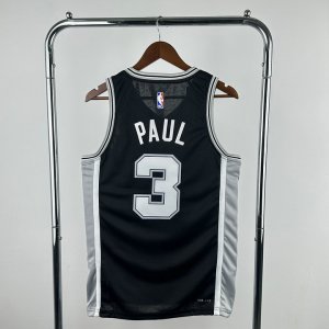 Maillot 3 Chris Paul Spurs 2024-25 City Edition Noir