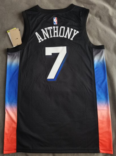 Maillot de Basket 7 Anthony Knicks 2020-21 City Edition