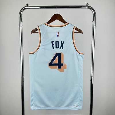 Maillot de Basket Spurs 2025 Fox 4 City Edition Bleu