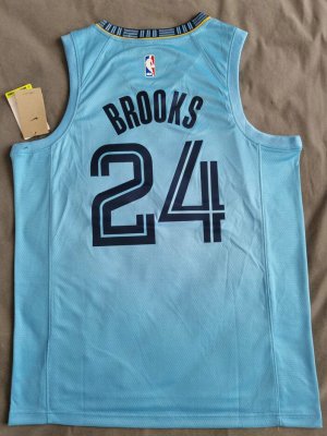 Maillot 24 Brooks Memphis Grizzlies Bleu