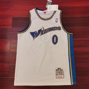 Maillot de Basket 0 Arenas Wizards 2003-04 Vintage Blanc