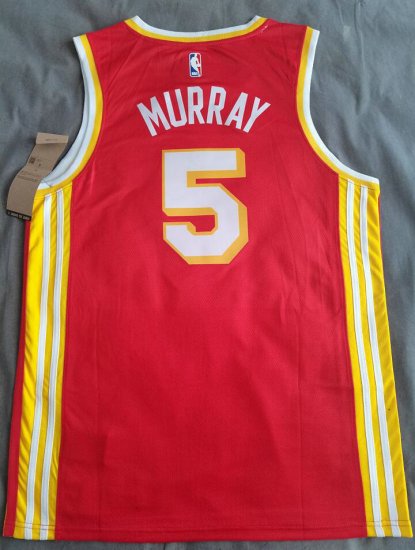 Maillot de Basket Atlanta Hawks Murray 5 Rouge