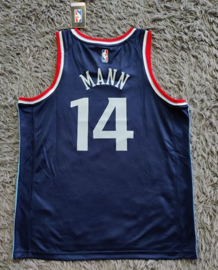 Maillot 14 Mann Clippers 2025 Bleu Marine