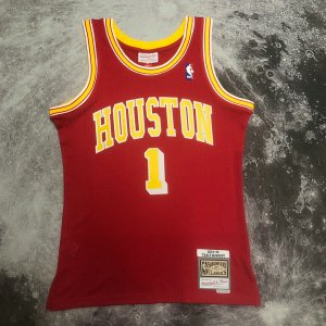 Maillot Basket 1 Tracy Mcgrady Rockets 2004-05 Rouge