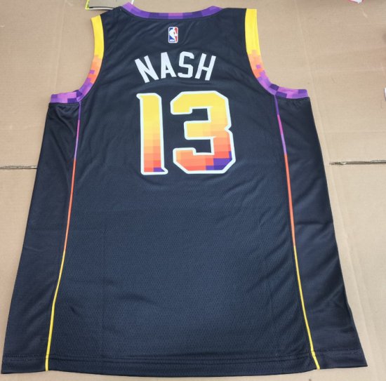 Maillot Phoenix Suns 13 Nash Statement Edition Noir