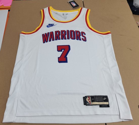 Maillot classique 7 Hield Golden State Warriors 2024-25 blanc