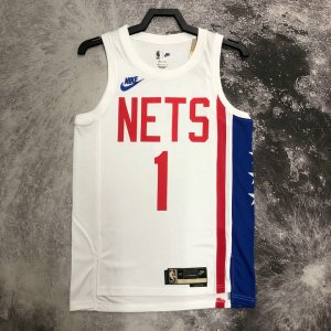 Maillot de Basket 1 Bridges Nets 2022-23 Classic Blanc