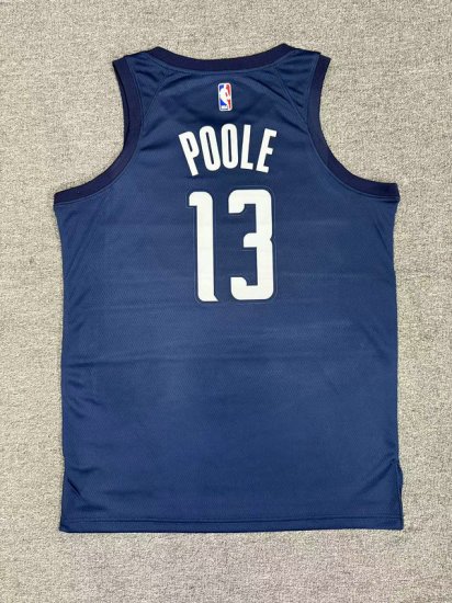 Maillot de Basket 13 Poole Washington Wizards 2025 Statement Edition Navy